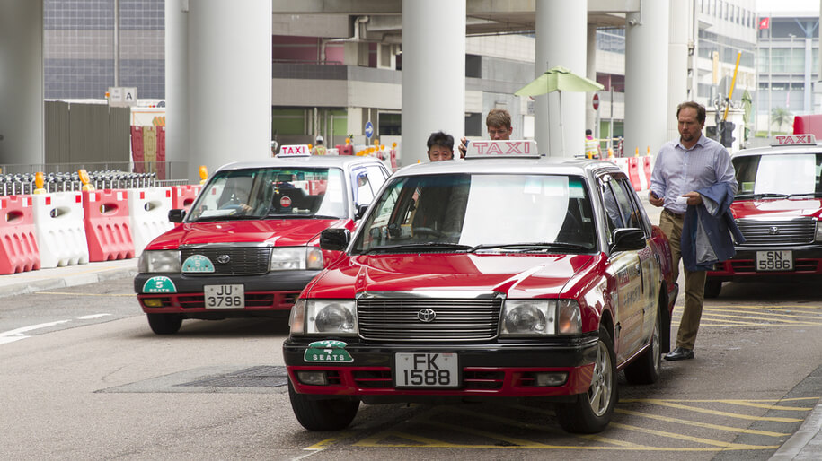 hong kong taxi