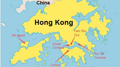 Hong Kong Ports map 405