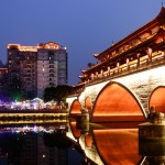 Chengdu City Background