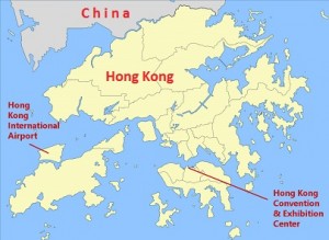 Map Of Hong Kong HKCEC