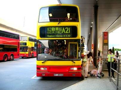 From Hong Kong Airport to Guangzhou By A21 Bus